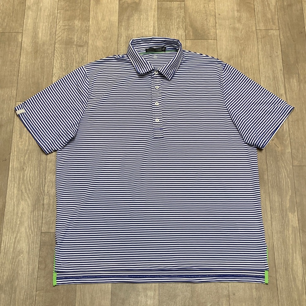 Polo by Ralph Lauren White and Blue Striped Polo